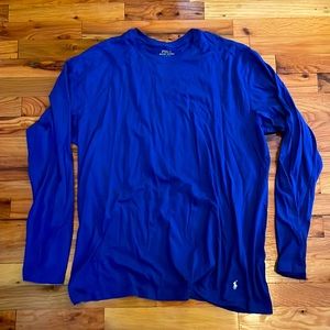 Polo Ralph Lauren Blue Pajama Shirt Long Sleeve